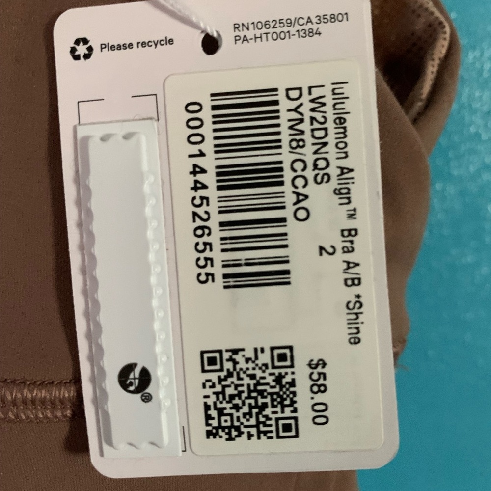 37. Lululemon Align Bra A/B Shine - Picture 4 of 5
